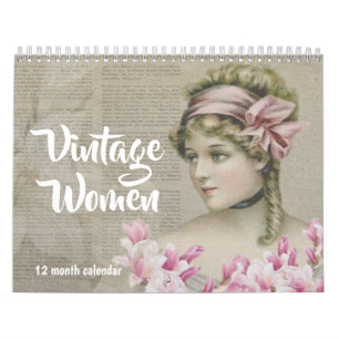 Vintage Women 2027 Art Calendar