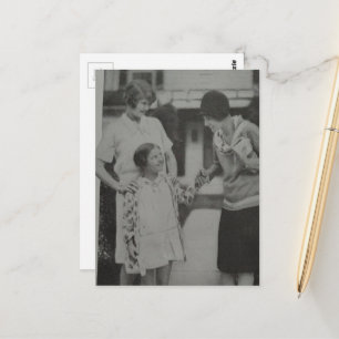 Vintage Women and a Girl Postcard