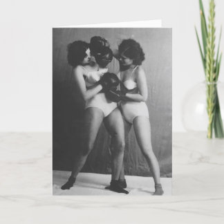 Vintage Women Apology Card