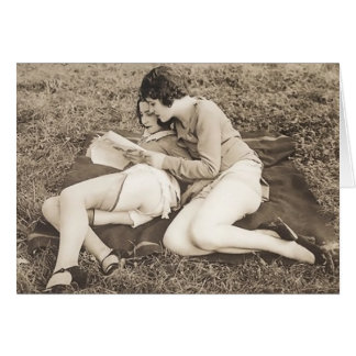 Vintage Women Reading