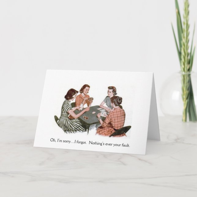 Vintage - Women's Card Game Sarcasm, (Front)