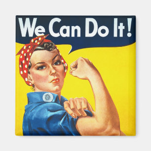 Vintage Womens Rights Ad Magnet
