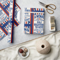 Vintage Women's Voting Rights Support Reprint