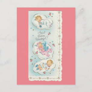 Vintage "Wonderful Babies" Postcard