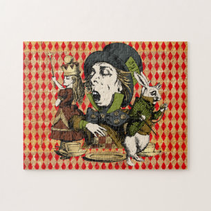 Vintage Wonderland Characters Jigsaw Puzzle