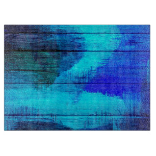 Vintage Wood Abstract Painting #11 Cutting Board