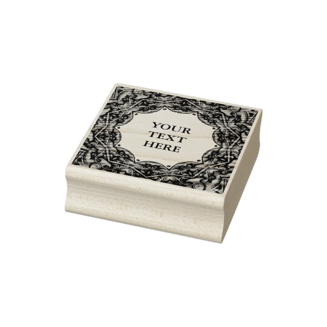 Vintage Wood Frame 1 + your ideas Rubber Stamp (Stamp)