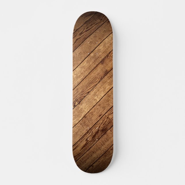 Vintage Wood Skateboard (Front)