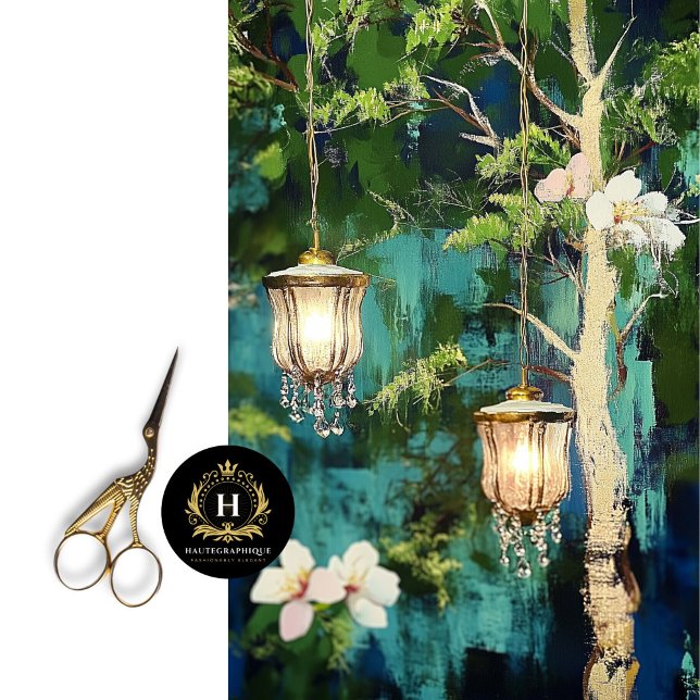 Vintage Woodland Chandelier Decoupage  Tissue Paper (Creator Uploaded)