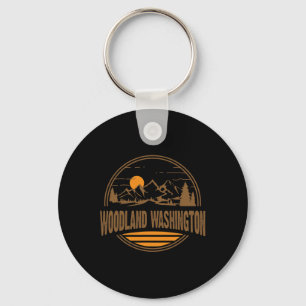 Vintage Woodland Key Ring