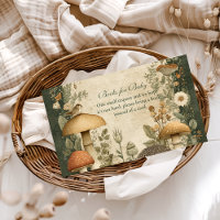 Vintage Woodland Mushroom Books for Baby 