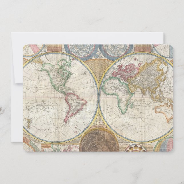 Vintage WORLD MAP (Front)