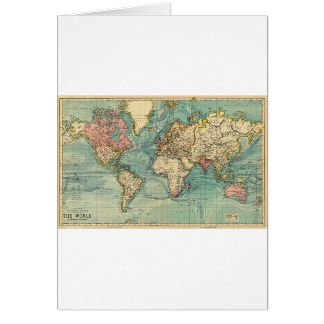 Vintage World Map (Front)