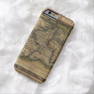 Vintage World Map Antique Atlas Barely There iPhone 6 Case