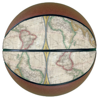 Vintage WORLD MAP Basketball