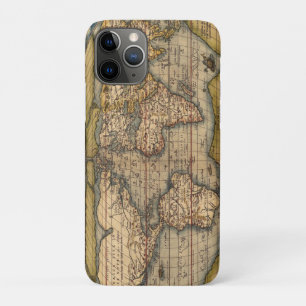 Vintage World Map by Abraham Ortelius 1564 iPhone 11 Pro Case