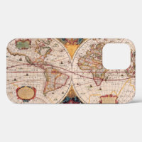 Vintage World Map Circa 1600 Case-Mate iPhone Case