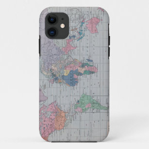 Vintage World Map iphone case