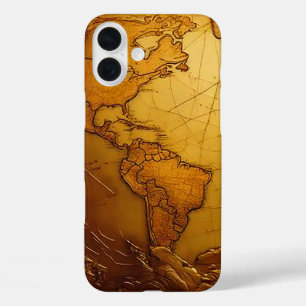 Vintage World Map Phone Case