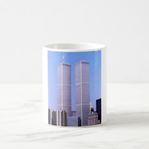 Vintage World Trade Centre Twin Towers NYC Poster Coffee Mug