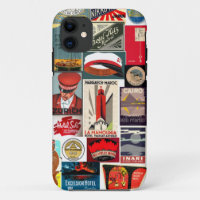 Vintage World Traveller Luggage Tags for Iphone5