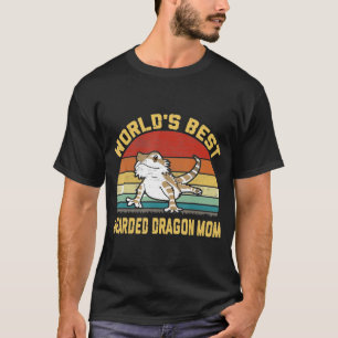 Vintage Worlds Best Bearded Dragon Mom T-Shirt