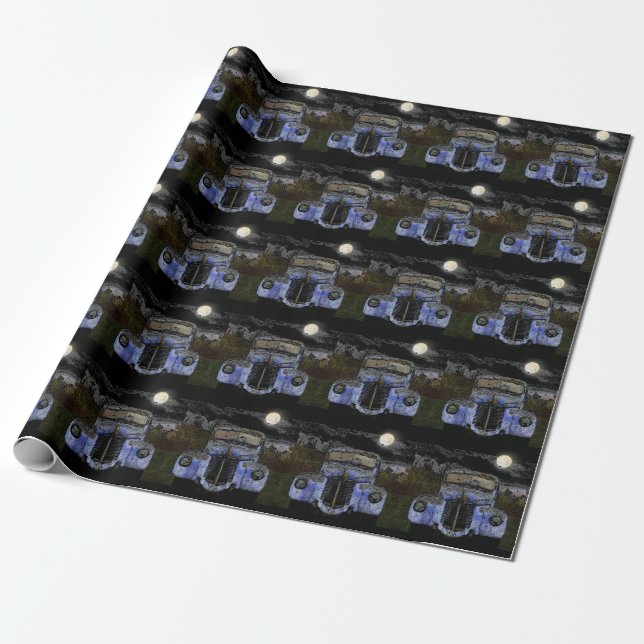 Vintage Wrapping Paper (Unrolled)