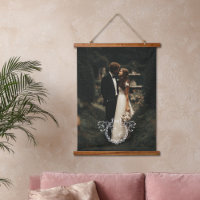Vintage Wreath Monogram Wedding Photo Memory