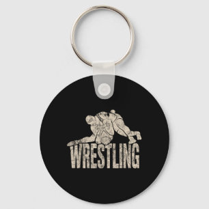 Vintage Wrestle MMA Wrestling Wrestler Martial Key Ring