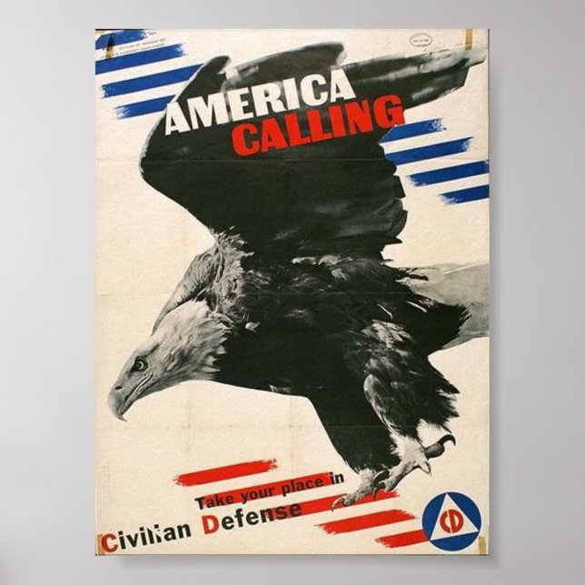 Vintage WW2 Propaganda Poster (Front)