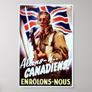 Vintage WW2 Propaganda Poster