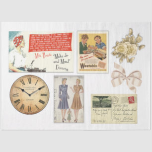 Vintage WW2 Series Design 9 Tissue Paper
