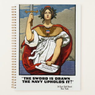 Vintage WWI Navy Recruitment Poster Kenyon Cox Art Planner