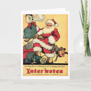 Vintage WWII Christmas and New Year Card