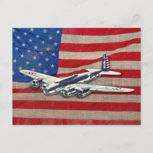 Vintage WWII US Aircraft Postcard