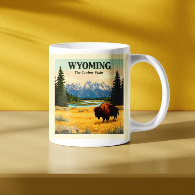 Vintage Wyoming Coffee Mug (Creator Uploaded)