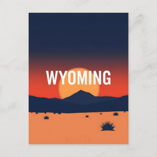 Vintage Wyoming Postcard