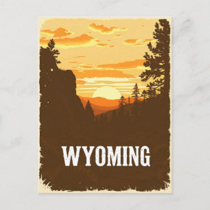 Vintage Wyoming Postcard
