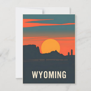 Vintage Wyoming Postcard