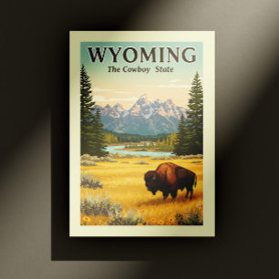 Vintage Wyoming Postcard