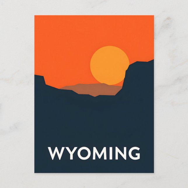 Vintage Wyoming Postcard (Front)