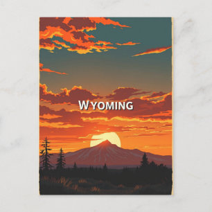 Vintage Wyoming Postcard