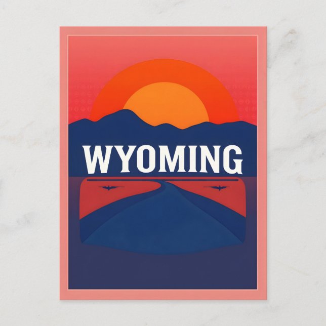 Vintage Wyoming Postcard (Front)