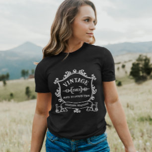 Vintage Year Aged to Perfection Custom Birth Year T-Shirt