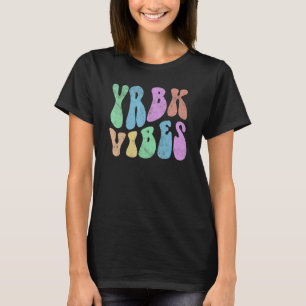 Vintage YEARBOOK VIBES Funny Publication Crew Edit T-Shirt