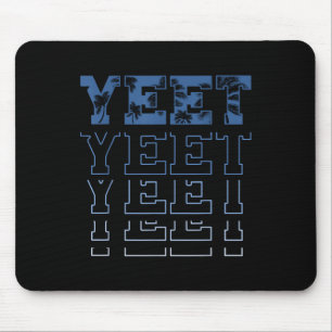 Vintage Yeet Funny Saying Meme For Men Women Boys Mouse Pad