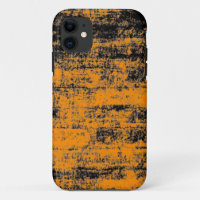 Vintage Yellow and Black Brick Wall