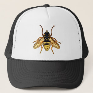 Vintage Yellow Bee Trucker Hat