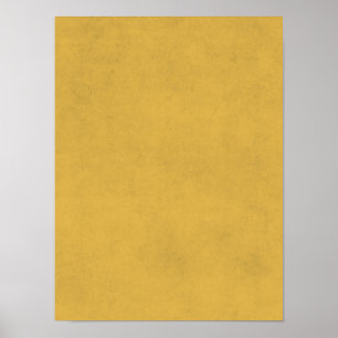 Vintage Yellow Gold Paper Parchment Background Poster