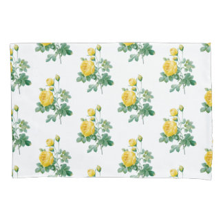 Vintage Yellow Rose Fine art Pillowcase
